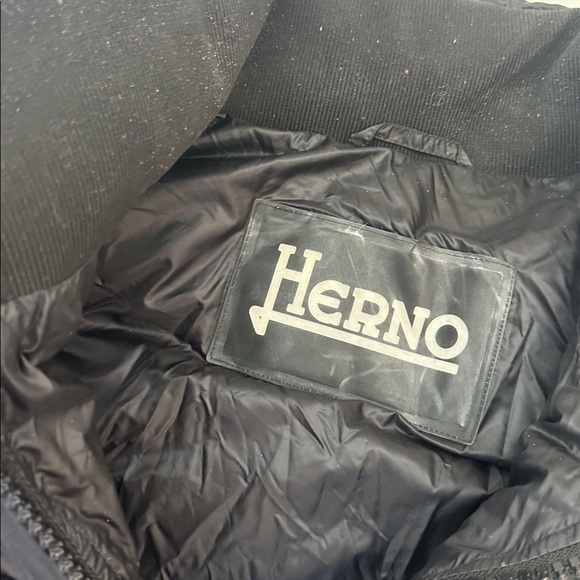 Herno Quilted Black Vest L Men’s feather down - Picture 2 of 5